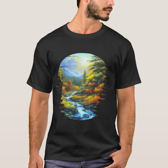 T-shirt Paysage naturel (Devant)