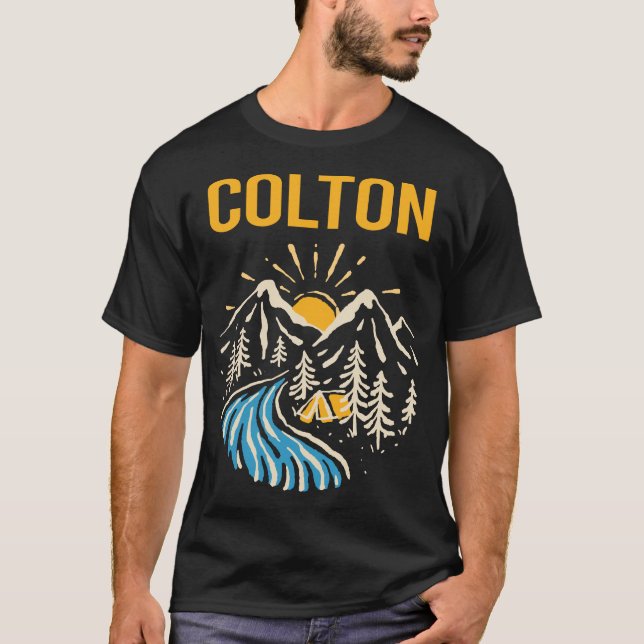 T-shirt Paysage naturel Colton (Devant)
