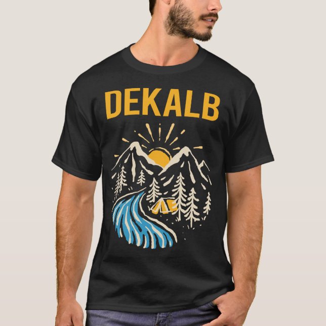 T-shirt Paysage naturel DeKalb (Devant)