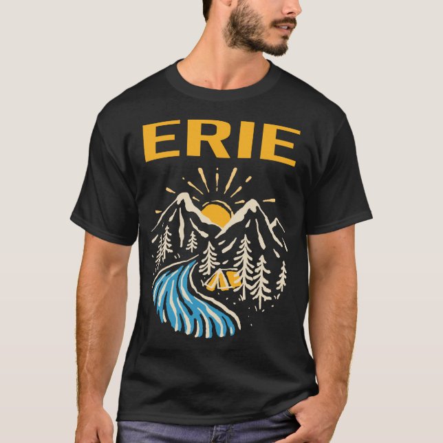 T-shirt Paysage naturel Érié (Devant)