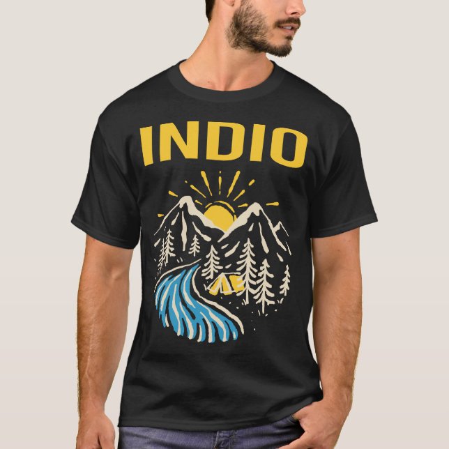 T-shirt Paysage naturel Indio (Devant)