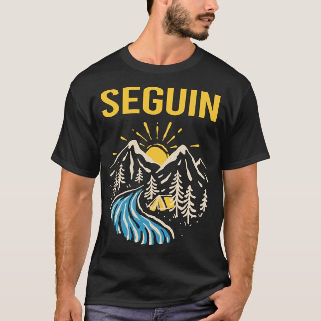 T-shirt Paysage naturel Seguin (Devant)
