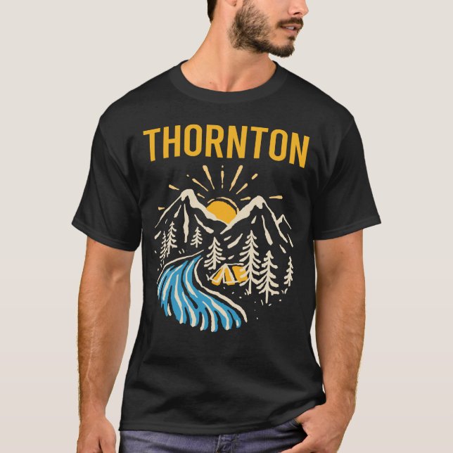 T-shirt Paysage naturel Thornton (Devant)