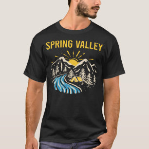 T-shirt Paysage naturel Vallée du printemps