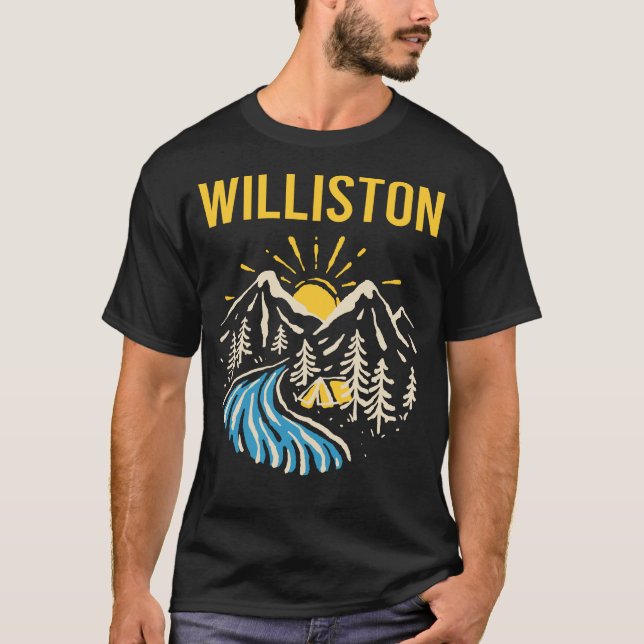 T-shirt Paysage naturel Williston (Devant)