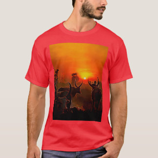 T-shirt Paysage occidental