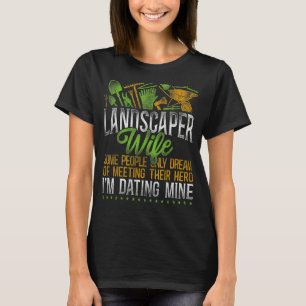 T-shirt Paysage Paysage Paysage Architecte paysagiste Wife