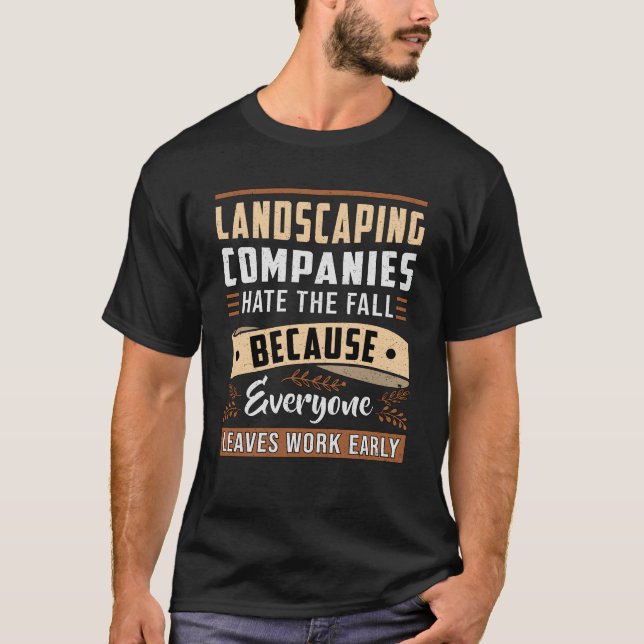 T-shirt Paysage Quatre Jardins Paysages Saisons amusantes (Devant)