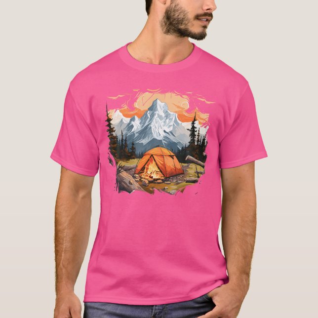 T-shirt Paysage randonnée (Devant)