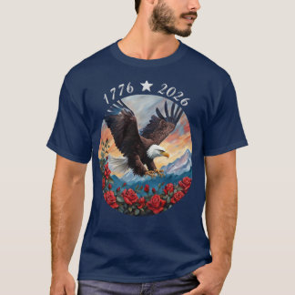 T-Shirt Paysage Roses Aigle 250e Anniversaire