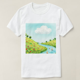 T-shirt Paysage rural