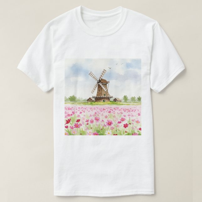 T-shirt Paysage rural (Design devant)