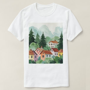 T-shirt Paysage rural