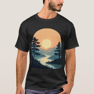 T-shirt Paysage serène
