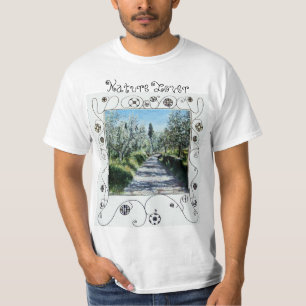 T-SHIRT PAYSAGE TOSCANE AUX OLIVIERS AÎNÉ DE LA NATURE