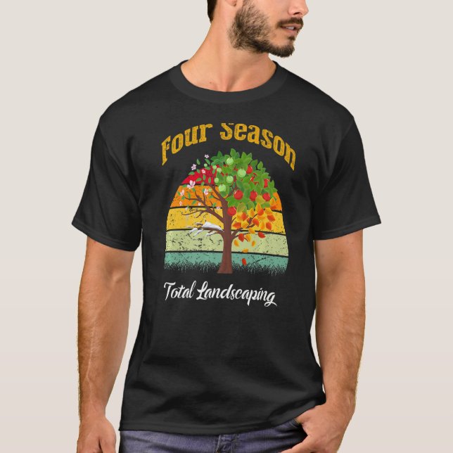 T-shirt Paysage total de quatre saisons (Devant)