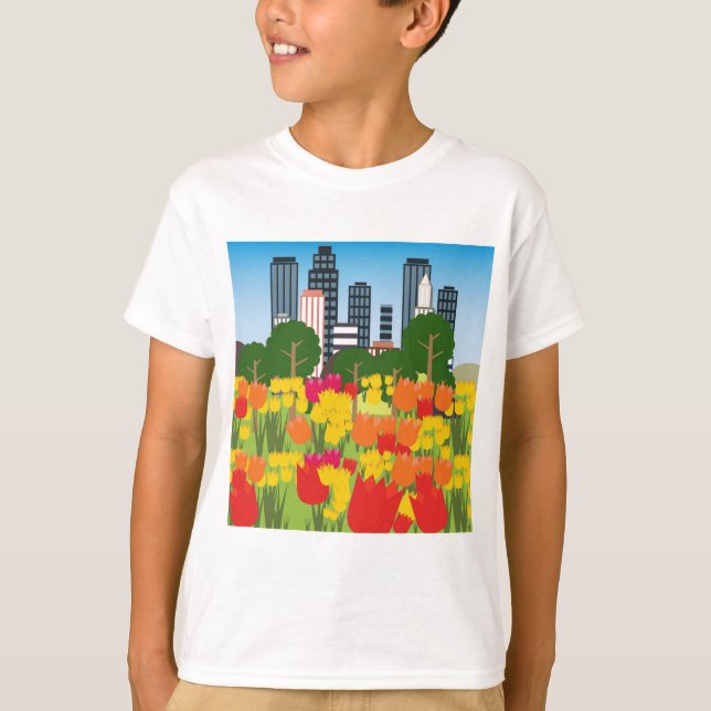 T-shirt Paysage urbain (Devant)