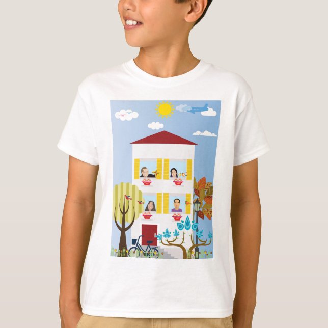 T-shirt Paysage urbain (Devant)