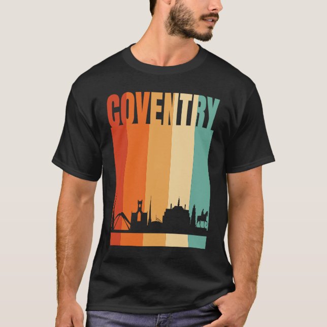 T-shirt Paysage urbain de Coventry (Devant)