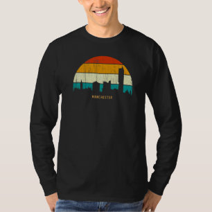T-shirt Paysage urbain de l'Angleterre de style rétro vint