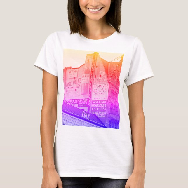 T-shirt Paysage urbain de ville  (Devant)