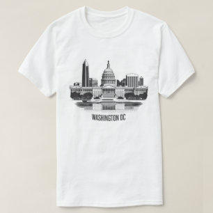 T-shirt Paysage urbain de Washington D.C.