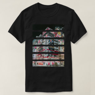 T-shirt Paysage urbain du Japon Cyberpunk 