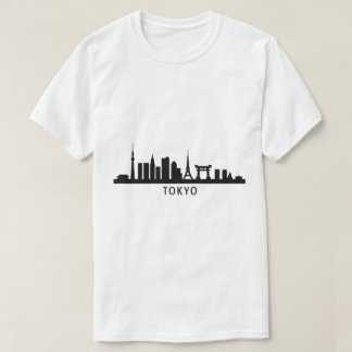 T-shirt Paysage urbain du Japon | Silhouette de la skyline