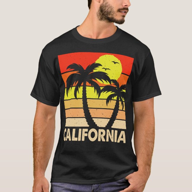T-shirt Paysage vintage (Devant)