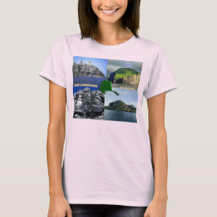 T-shirt Paysages rocheux de l'Alaska Collage femmes