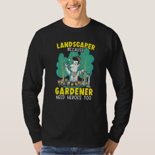 T-shirt Paysagiste Parce que les jardiniers ont aussi beso