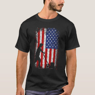 T-shirt Paysagistes américains 4 juillet mow à gazon