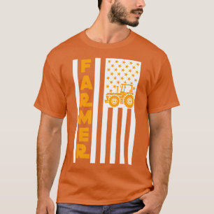 T-shirt Paysan américain cadeau Patriotic Fier paysan