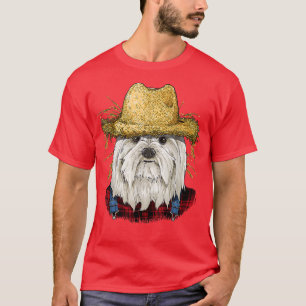 T-shirt Paysan maltais Amoureux des chiens maltais 