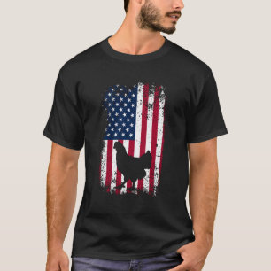 T-shirt Paysan Patriotique 4 juillet Drapeau Américain Ave