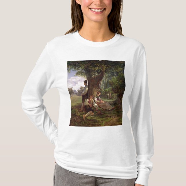 T-shirt Paysans ayant une sièste, 1841 (Devant)