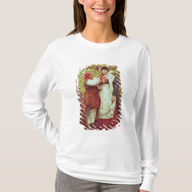 T-shirt Paysans dans un vignoble (Devant)