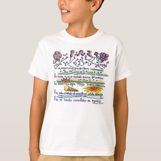 T-shirt Paz, chemise de paix (Devant)