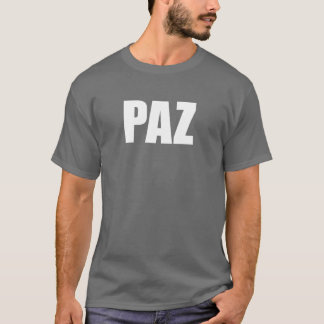 T-shirt Paz Paix en espagnol