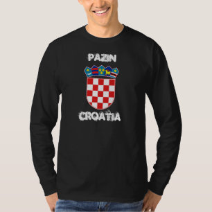 T-shirt Pazin, Croatie avec armoiries