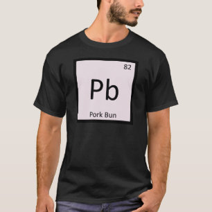 T-shirt Pb - Tableau périodique de chimie chinoise de