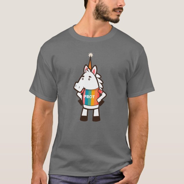 T-shirt PBOT Pride Unicorn (Devant)