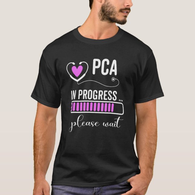 T-shirt Pca En Cours Veuillez Attendre La Pca Future (Devant)