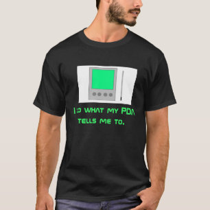 T-shirt PDA sur le noir