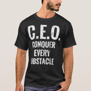 T-shirt PDG Conquérir chaque obstacle Entreprise Entrepren