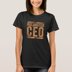 T-shirt PDG mélanisé propriétaire d'entreprise africaine n