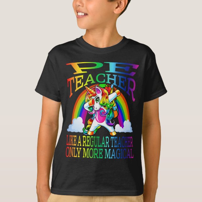 T-shirt PE Enseignant Comme Un Enseignant Régulier Seuleme (Devant)