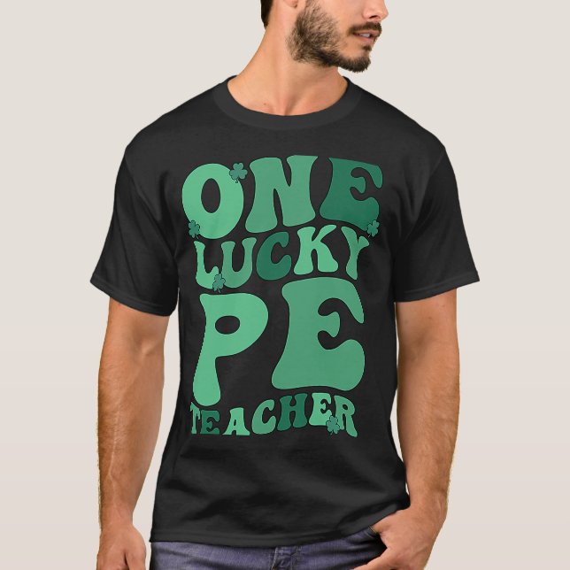 T-shirt PE Enseignant St Patrick's Day Enseignement physiq (Devant)