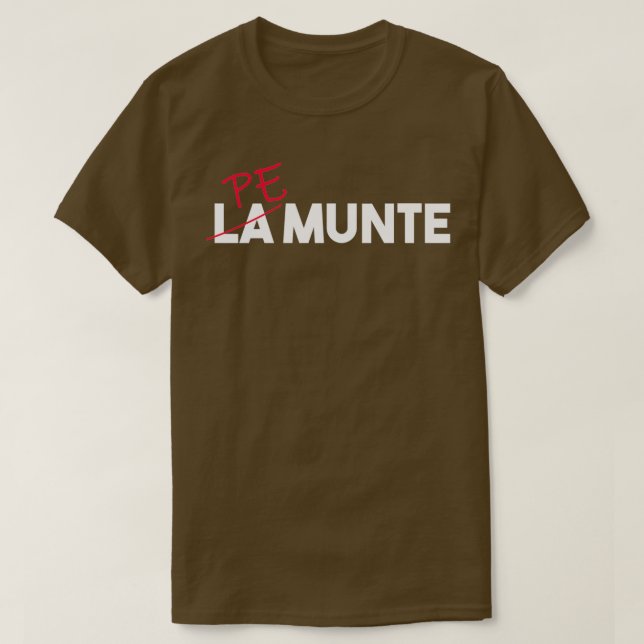 T-shirt Pe munte nu la munte 2 Triblend (Design devant)