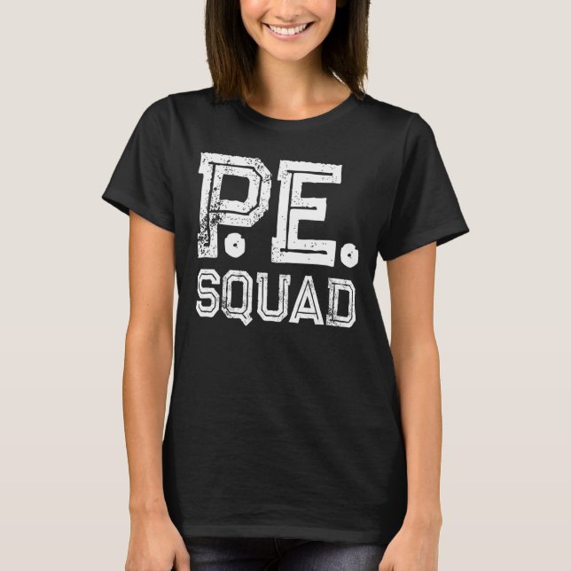 T-shirt PE Physical Education Teacher Left (Devant)